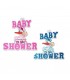 Letrero Foami Baby Shower Cigüeña
