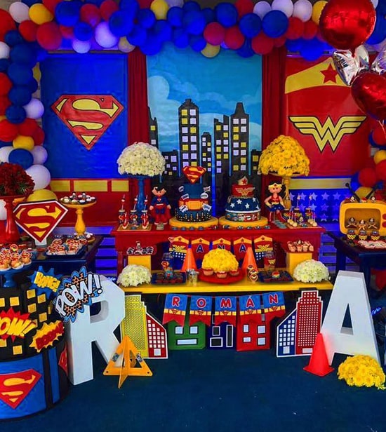 Cómo decorar una fiesta infantil de superhéroes