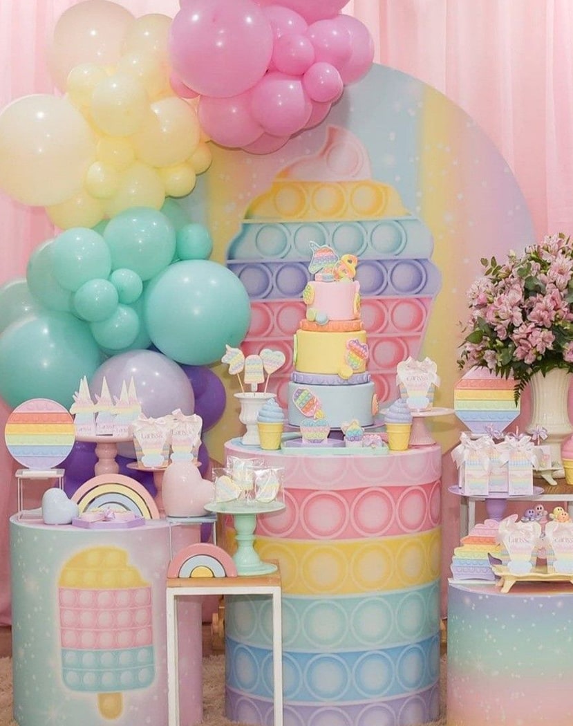 Lo mejor decoracion cumpleaños niña 2 años - Decoración festiva DIY 2024 -  Aliexpress